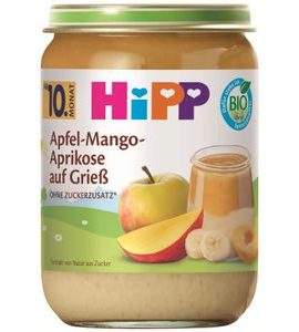 HIPP BIO KRUPIČKA S OVOCEM 190G - KAŠE - KRMENÍ