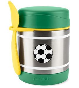 SKIP HOP SPARK STYLE TERMOSKA NA JÍDLO SE LŽIČKOU/VIDLIČKOU 325ML, 12M+ - TERMOOBALY A TERMOSKY - KRMENÍ