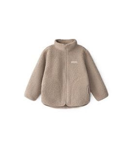 LEOKID FLEECOVÁ BUNDA THEO ALMOND MILK VEL. 116 - BUNDY - PRO DĚTI