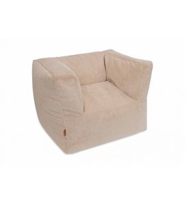 JOLLEIN KŘESLO DĚTSKÉ BEANBAG CORDUROY NATURAL - KŘESÍLKA - SPINKÁNÍ
