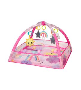 KIKKABOO HRACÍ DEKA S HRAZDOU A MÍČKY PINK SKY - HRACÍ DEKY - PRO DĚTI