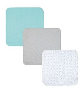 BEBE JOU MUŠELÍNOVÁ PLENKA 70X70CM SET 3KS OLLIE - LÁTKOVÉ PLENY SKLÁDANÉ - PŘEBALOVÁNÍ