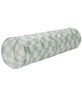 3 SPROUTS DĚTSKÝ TUNEL RECYCLED CHECKERBOARD GREEN - ZAHRADNÍ DOMKY - PRO DĚTI