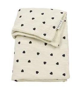 MEYCO MUŠELÍNOVÁ PŘIKRÝVKA SWEET HEART 75X100 - SOFT SAND - DĚTSKÉ DEKY PRO MIMINKA - SPINKÁNÍ