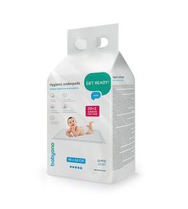 BABYONO PODLOŽKY PŘEBALOVACÍ POD DÍTĚ 40 X 60 CM, 20KS + 2KS ZDARMA - PŘEBALOVACÍ PODLOŽKY - PŘEBALOVÁNÍ