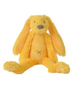 HAPPY HORSE KRÁLÍČEK RICHIE 28 CM ŽLUTÝ - PLYŠOVÁ ZVÍŘATA - PRO DĚTI