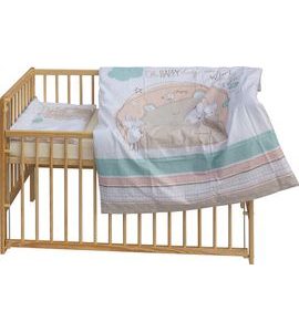 SCARLETT DĚTSKÁ POSTÝLKA S KOMPLETNÍ VÝBAVOU SCARLETT 120 X 60 CM - ERI - DŘEVĚNÉ POSTÝLKY - SPINKÁNÍ