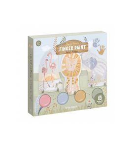 LITTLE DUTCH KREATIVNÍ SADA MALOVÁNÍ PRSTY SAFARI FRIENDS - SAFARI FRIENDS - PRO DĚTI