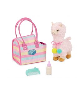 PUCCI PUPS LAMA V KABELCE SPARKLY STRIPES BAG - PLYŠOVÁ ZVÍŘATA - PRO DĚTI