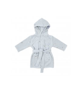 LITTLE DUTCH ŽUPAN FROTÉ FOREST FRIENDS BLUE VEL. 74/80 - OSUŠKY A DĚTSKÉ ŽUPANY - KOUPÁNÍ A ZDRAVÍ