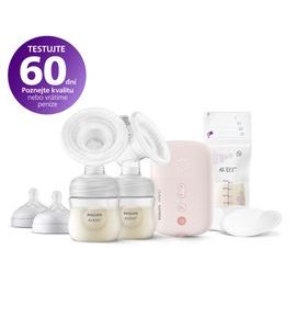 PHILIPS AVENT ODSÁVAČKA MATEŘSKÉHO MLÉKA ELEKTRICKÁ DUO SCF397/31 - ODSÁVAČKY MATEŘSKÉHO MLÉKA - KRMENÍ