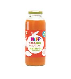 HiPP 100% BIO JUICE Ovocná šťáva s karotkou 330 ml