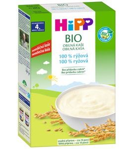 HIPP BIO OBILNÁ KAŠE 100% RÝŽOVÁ 200G - EXPIRACE 31.8.2026 - KAŠE - KRMENÍ