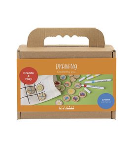 CREATIV COMPANY KREATIVNÍ SADA PEXESO A PIŠKVORKY DŘEVĚNÉ - VÝTVARNÉ POMŮCKY A HRAČKY - PRO DĚTI