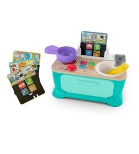 BABY EINSTEIN HRAČKA HUDEBNÍ KUCHYŇKA MAGIC TOUCH KITCHEN™ PRETEND TO COOK HAPE 9M+ - AKTIVNÍ HRAČKY - PRO DĚTI