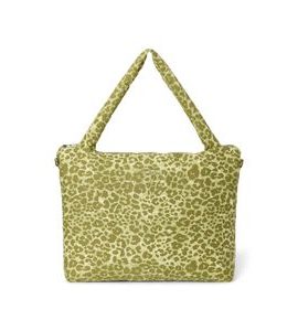 STUDIO NOOS COTTON DIAPER BAG PŘEBALOVACÍ TAŠKA GREEN LEOPARD - PŘEBALOVACÍ TAŠKY - KOČÁRKY A PŘÍSLUŠENSTVÍ
