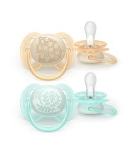 PHILIPS AVENT ŠIDÍTKO ULTRASOFT PREMIUM NEUTRAL 0-6M OBRÁZEK, 2 KS - ŠIDÍTKA A DOPLŇKY - KRMENÍ