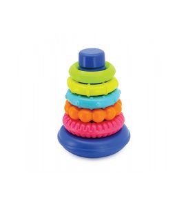 INFANTINO PYRAMIDA Z KROUŽKŮ - STOHOVACÍ HRAČKY - PRO DĚTI