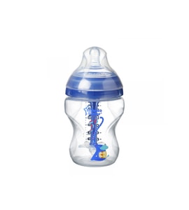 TOMMEE TIPPEE KOJENECKÁ LÁHEV ADVANCED ANTI-COLIC BOY 260ML 0M+ - FLAŠTIČKY HRNČEKY - KRMENÍ