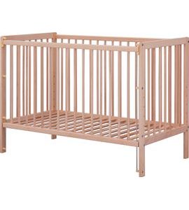 SCARLETT DĚTSKÁ POSTÝLKA SCARLETT FIRA - ECO PŘÍRODNÍ (BUK) - STAHOVACÍ BOČNICE - 120 X 60 CM - DŘEVĚNÉ POSTÝLKY - SPINKÁNÍ