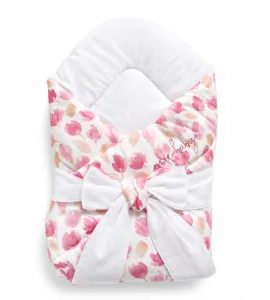 ENIE BABY ZAVINOVAČKA 80X80CM TULIPÁNY BAVLNĚNÝ SATÉN - ZAVINOVAČKY - SPINKÁNÍ