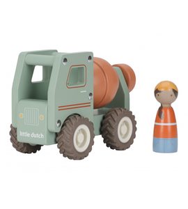 LITTLE DUTCH NÁKLAĎÁK S MÍCHAČKOU DŘEVĚNÝ - LITTLE DUTCH - PRO DĚTI