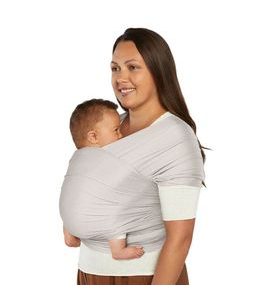 ERGOBABY ŠÁTEK MESH BABY WRAP - SOFT GREY - KLOKANKY A ŠÁTKY - NOŠENÍ & SPORT