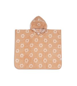 JOLLEIN OSUŠKA PONČO FROTÉ JACQUARD FLOWER - OSUŠKY A DĚTSKÉ ŽUPANY - KOUPÁNÍ A ZDRAVÍ