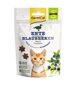 GIMBORN GIMCAT SOFT SNACKS KACHNA S BORUVKAMI 60G - DOPLŇKY STRAVY PRO KOČKY - CHOVATELSKÉ POTŘEBY MALVÍKZOO