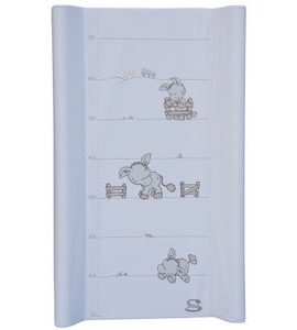 SCARLETT PŘEBALOVACÍ PODLOŽKA S PEVNOU VLOŽKOU OSLÍK 80X50CM BÍLÁ - PŘEBALOVACÍ PODLOŽKY - PŘEBALOVÁNÍ