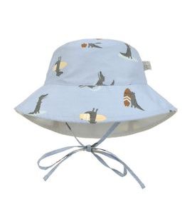 LÄSSIG SPLASH SUN PROTECTION BUCKET HAT CROCODILE SKY BLUE 19-36 MO. - ČEPIČKY A KLOBOUČKY - PRO DĚTI