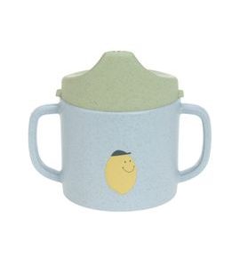 LÄSSIG BABIES SIPPY CUP PP/CELLULOSE HAPPY FRUITS LEMON - DĚTSKÉ HRNEČKY - KRMENÍ