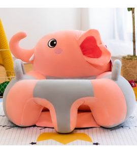 SEDÁTKO PRO PODPORU DÍTĚTE (RŮŽOVÝ SLON) - LEHÁTKA A HOUPADLA - SPINKÁNÍ