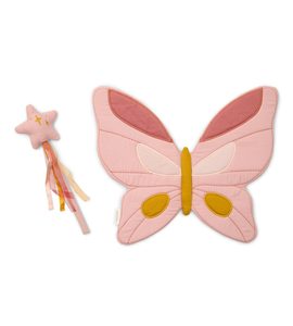 LITTLE DUTCH VÍLÍ KŘÍDLA A KOUZELNÁ HŮLKA FAIRY GARDEN - FAIRY GARDEN - PRO DĚTI