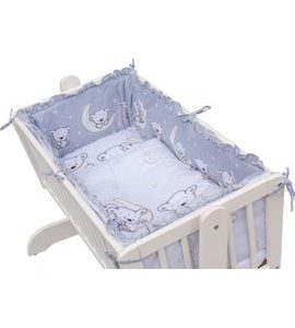 SCARLETT SOUPRAVA DO KOLÉBKY - SCARLETT TORO - ŠEDÁ - KOŠÍKY A KOLÉBKY - SPINKÁNÍ