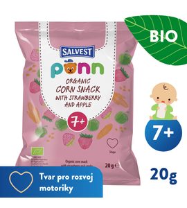 SALVEST PÕNN BIO JAHODOVÉ KŘUPKY 20G - TYČINKY/SUŠENKY - KRMENÍ