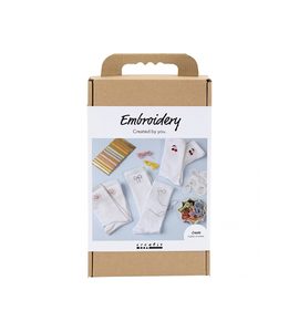 CREATIV COMPANY KREATIVNÍ SADA VYŠÍVÁNÍ PONOŽEK - VÝTVARNÉ POMŮCKY A HRAČKY - PRO DĚTI