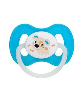 CANPOL BABIES DUDLÍK KAUČUKOVÝ TŘEŠINKA BUNNY&COMPANY 0-6M 1KS MODRÝ - ŠIDÍTKA A DOPLŇKY - KRMENÍ