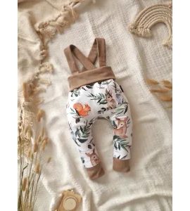 POLEZU+ PROTISKLUZOVÉ KALHOTY S KŠANDAMI 2V1 VEL. 74 - KALHOTKY A TEPLÁČKY - PRO DĚTI