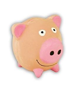 AKINU HRAČKA PRO PSA LATEX PIGGY 10CM - GUMOVÉ A LATEXOVÉ HRAČKY PRO PSY - CHOVATELSKÉ POTŘEBY MALVÍKZOO