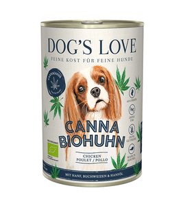 DOG'S LOVE CANNA BIO KUŘE ADULT KONZERVA 400G - KONZERVY PRO PSY - CHOVATELSKÉ POTŘEBY MALVÍKZOO