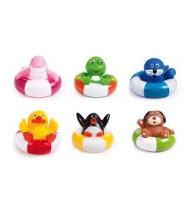 CANPOL BABIES ZVÍŘÁTKA DO VODY NA KRUZÍCH - HRAČKY DO VANY - PRO DĚTI