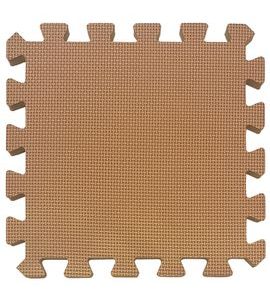 RIALTO BABY PĚNOVÁ PUZZLE BROWN 31,5 X 31,5 X 1,4 CM, 1KS - HRACÍ PODLOŽKY NA ZEM - SPINKÁNÍ