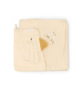 LITTLE DUTCH DÁRKOVÁ SADA S OSUŠKOU HUSA NEWBORN NATURALS - OSUŠKY A DĚTSKÉ ŽUPANY - KOUPÁNÍ A ZDRAVÍ