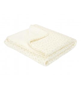 LITTLE DUTCH PŘIKRÝVKA 70X100 CM BLUEBERRY LEAVES - DĚTSKÉ DEKY PRO MIMINKA - SPINKÁNÍ