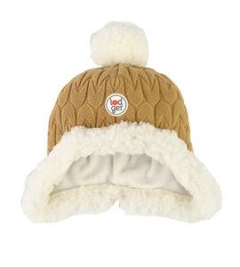 LODGER HATTER EMPIRE FLEECE DARK HONEY 0 - 3 MĚSÍCE - ČEPIČKY A KLOBOUČKY - PRO DĚTI