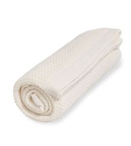 VINTER & BLOOM DEKA SOFT GRID ORGANIC PEARL WHITE - DĚTSKÉ DEKY PRO MIMINKA - SPINKÁNÍ