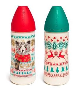 SUAVINEX LÁHEV 360 ML KULATÁ SAVIČKA 3-POZIČNÍ - KOJENECKÉ LAHVE - KRMENÍ