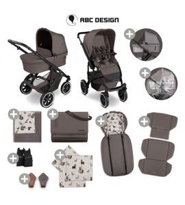 ABC DESIGN SALSA 5 AIR STARTER SET MARRON - KOMBINACE S PŘÍSLUŠENSTVÍM - KOČÁRKY A PŘÍSLUŠENSTVÍ