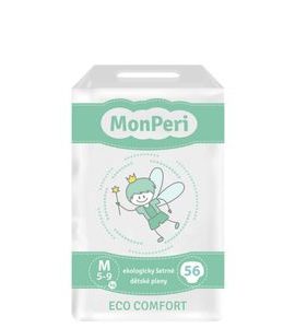 MONPERI ECO COMFORT M 5-9 KG - 56 KS EKO JEDNORÁZOVÉ DĚTSKÉ PLENKY (VELIKOST 3) - JEDNORÁZOVÉ PLENY - PŘEBALOVÁNÍ
